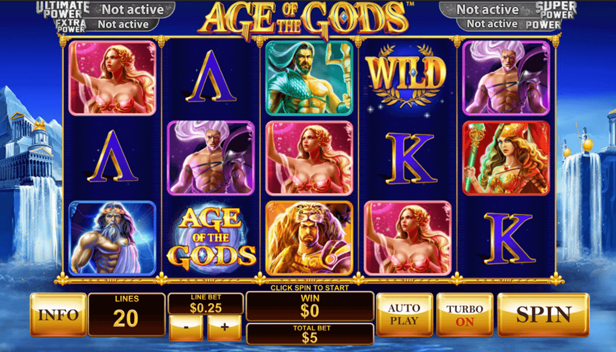 age of the gods playtech pokie