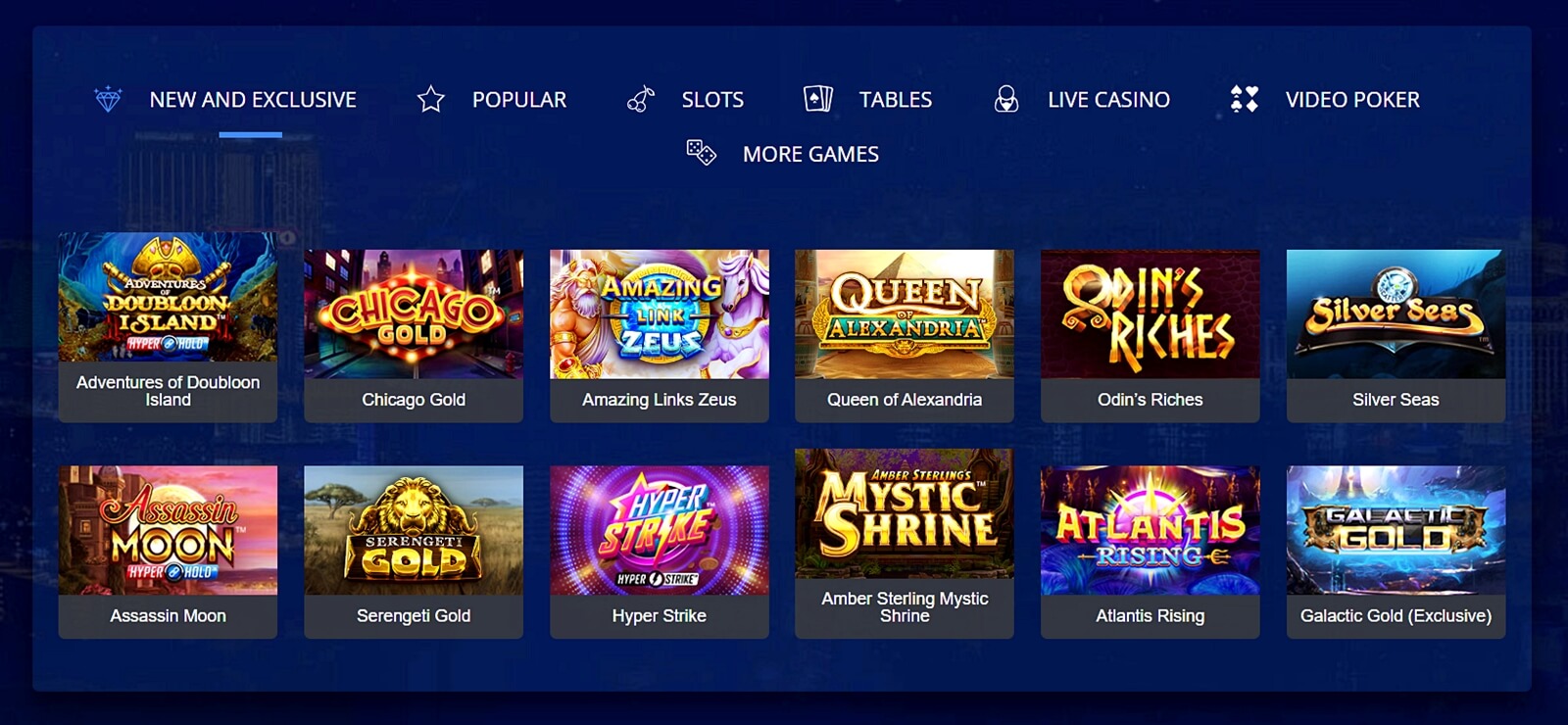 All Slots casino games collection