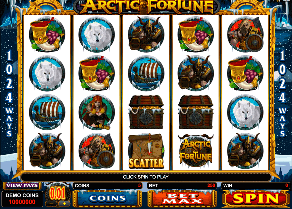 arctic fortune microgaming pokie