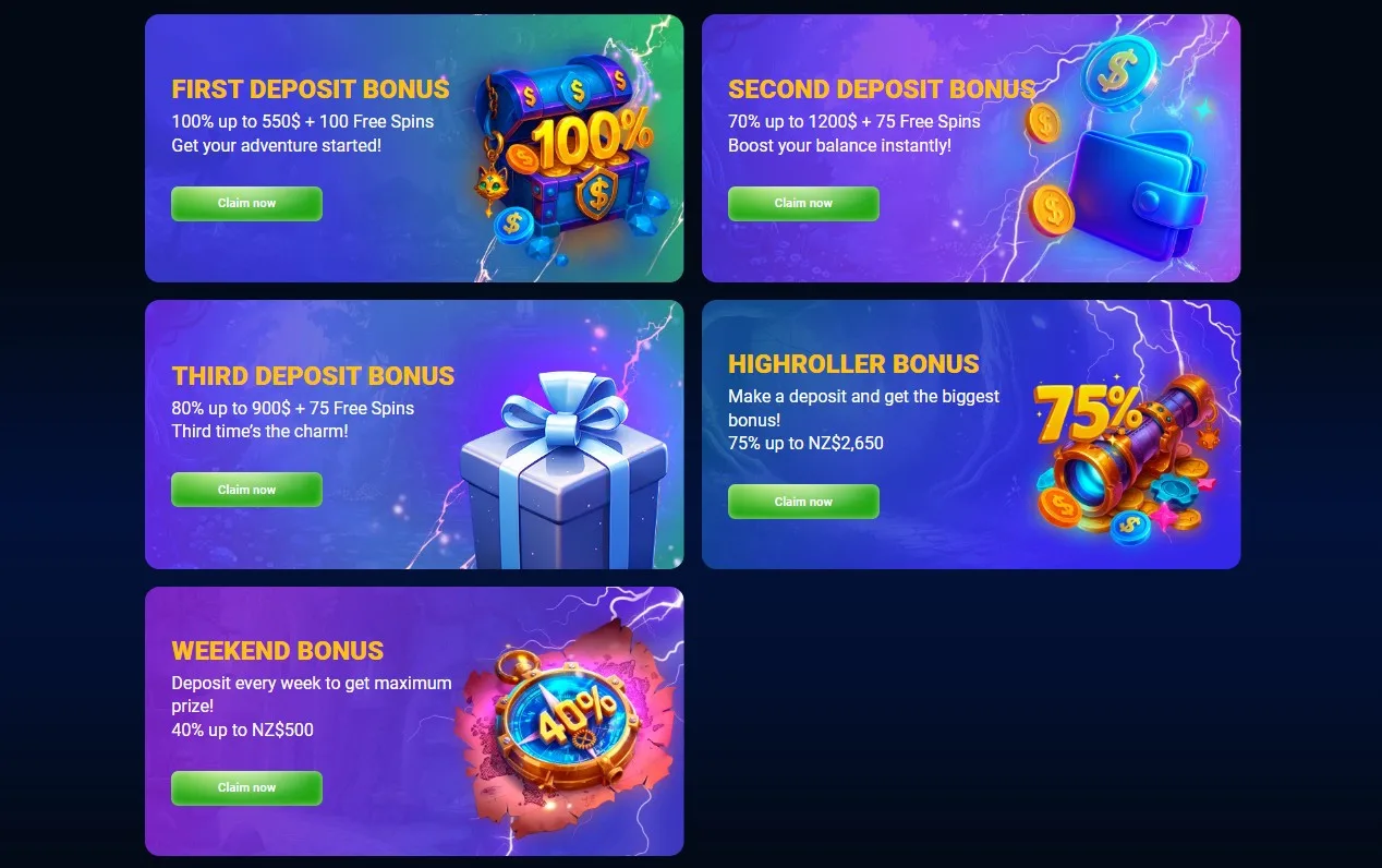 azurslot casino nz bonuses
