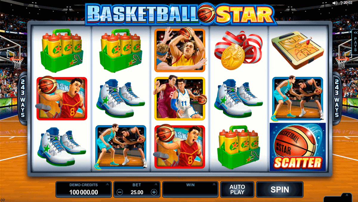 basketball star microgaming pokie