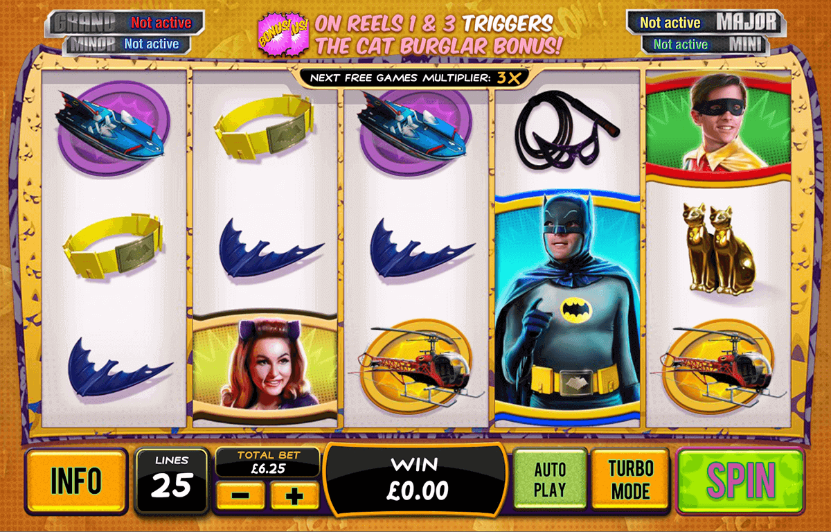 batman catwoman cash playtech pokie 