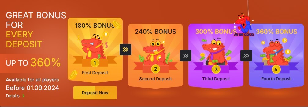 bc.game casino welcome bonus