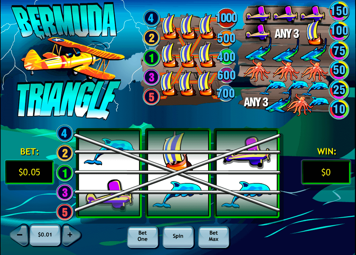 bermuda triangle playtech pokie