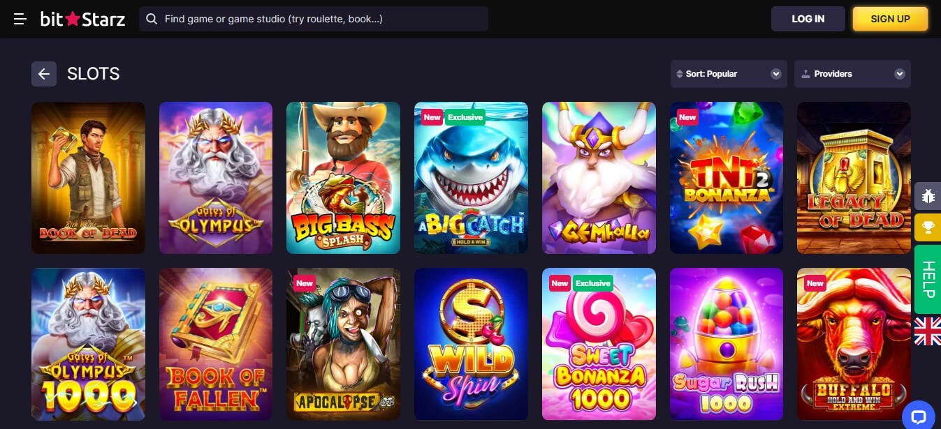 bitstar casino games