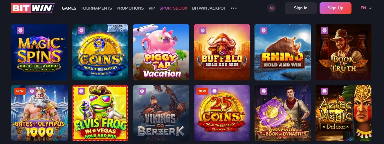 bitwin casino slot games