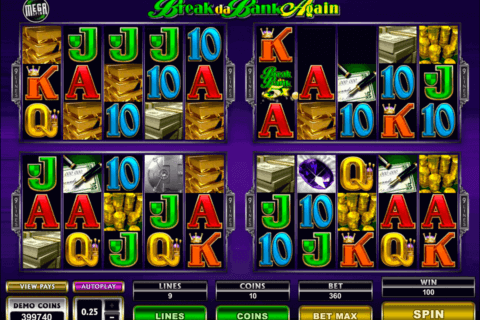 break da bank again megaspin microgaming pokie