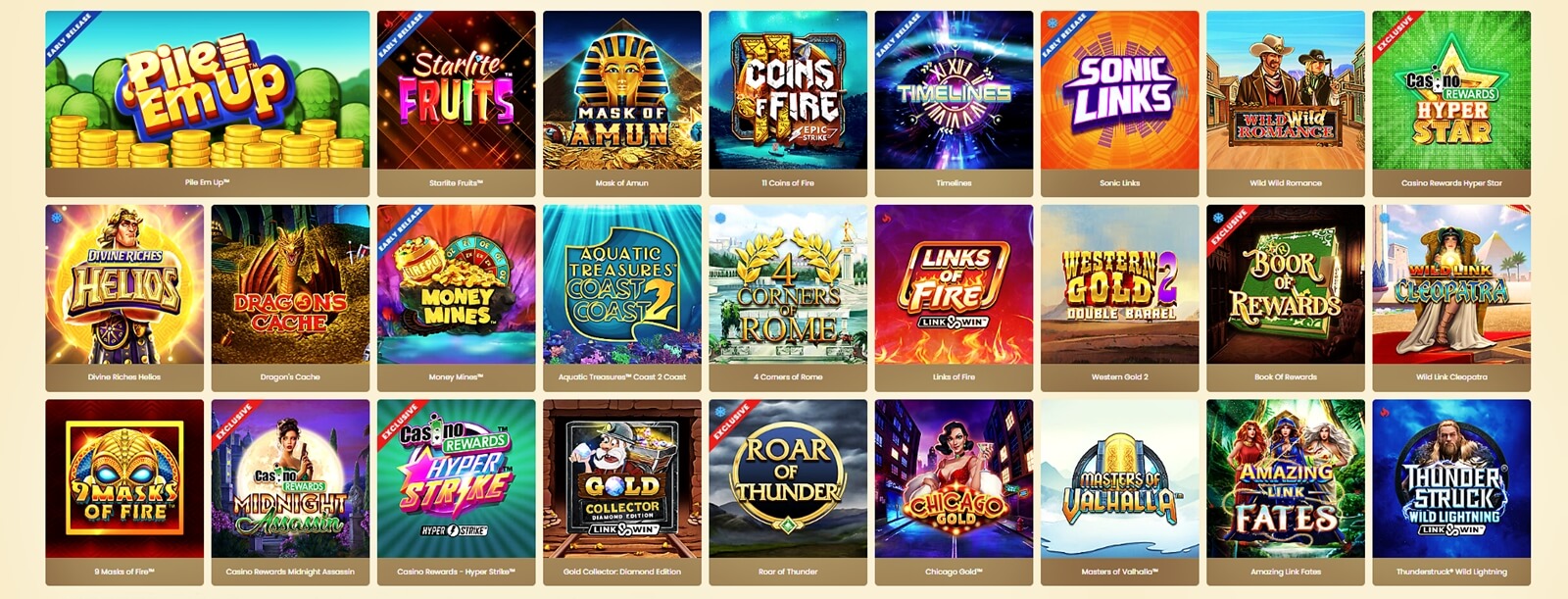Captain Cooks Online Casino Games