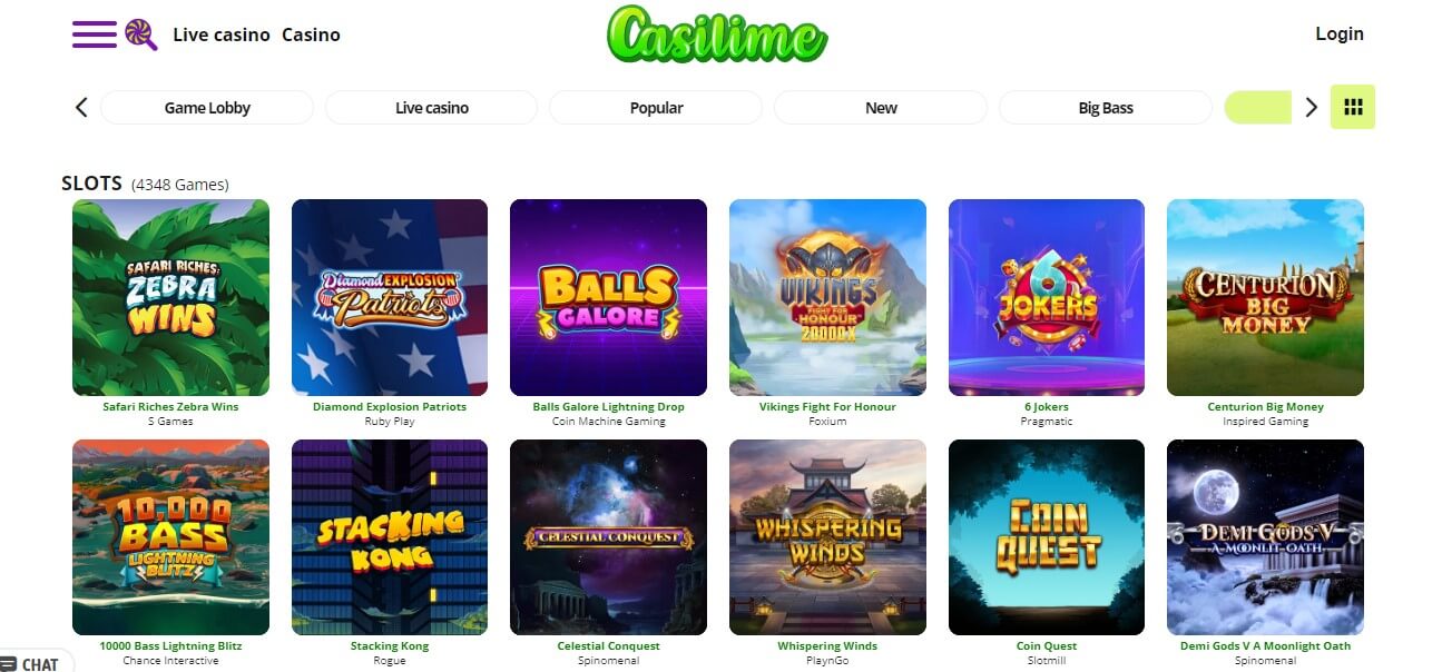 casilime casino slots