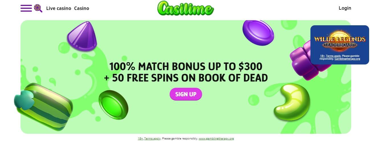 casilime casino welcome bonus