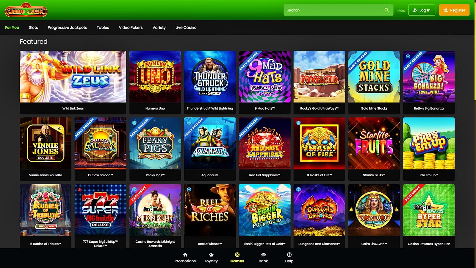 Casino Classic games