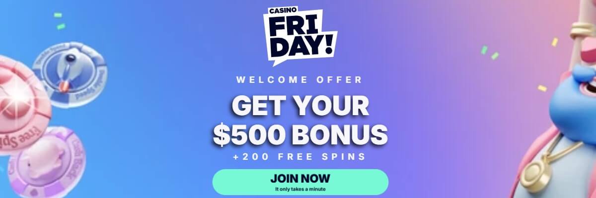 casino friday welcome bonus