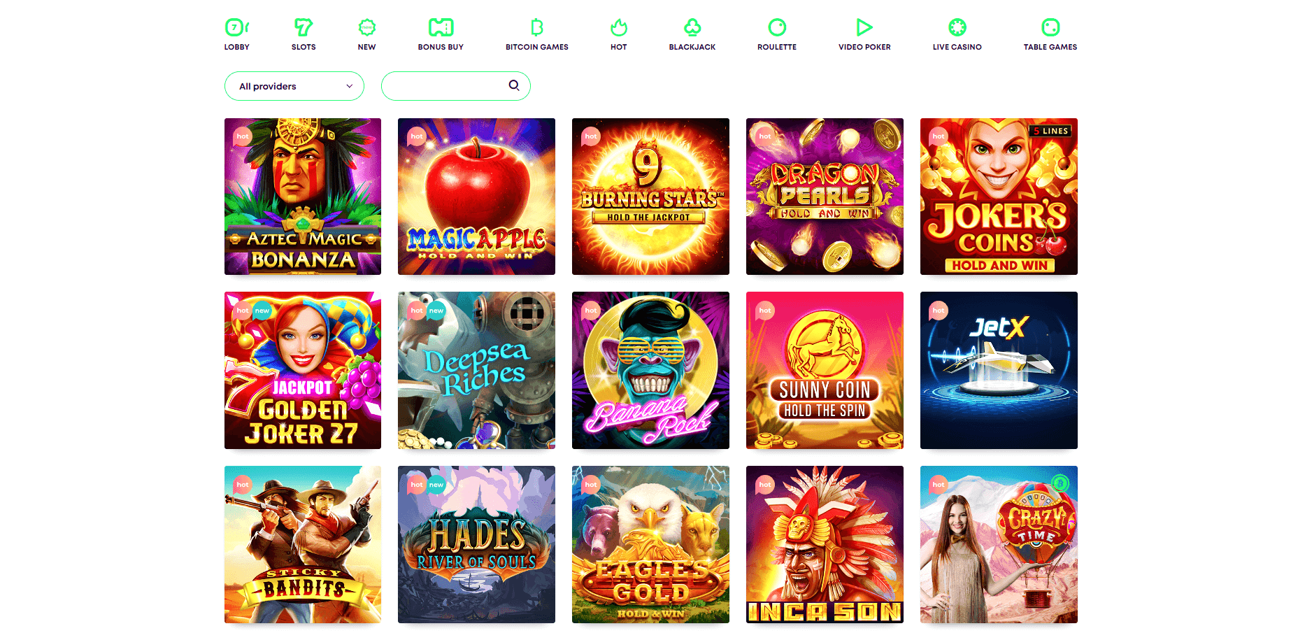 Casino Rocket Games Collection