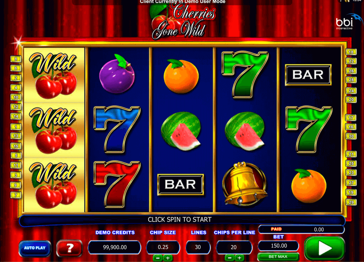 cherries gone wild microgaming pokie