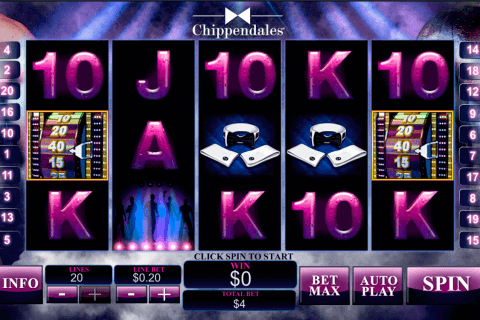 chippendales playtech pokie