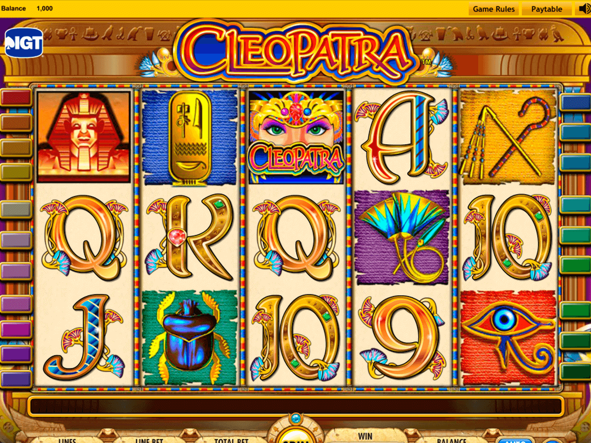 cleopatra igt pokie