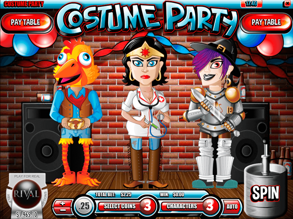 costume party rival pokie