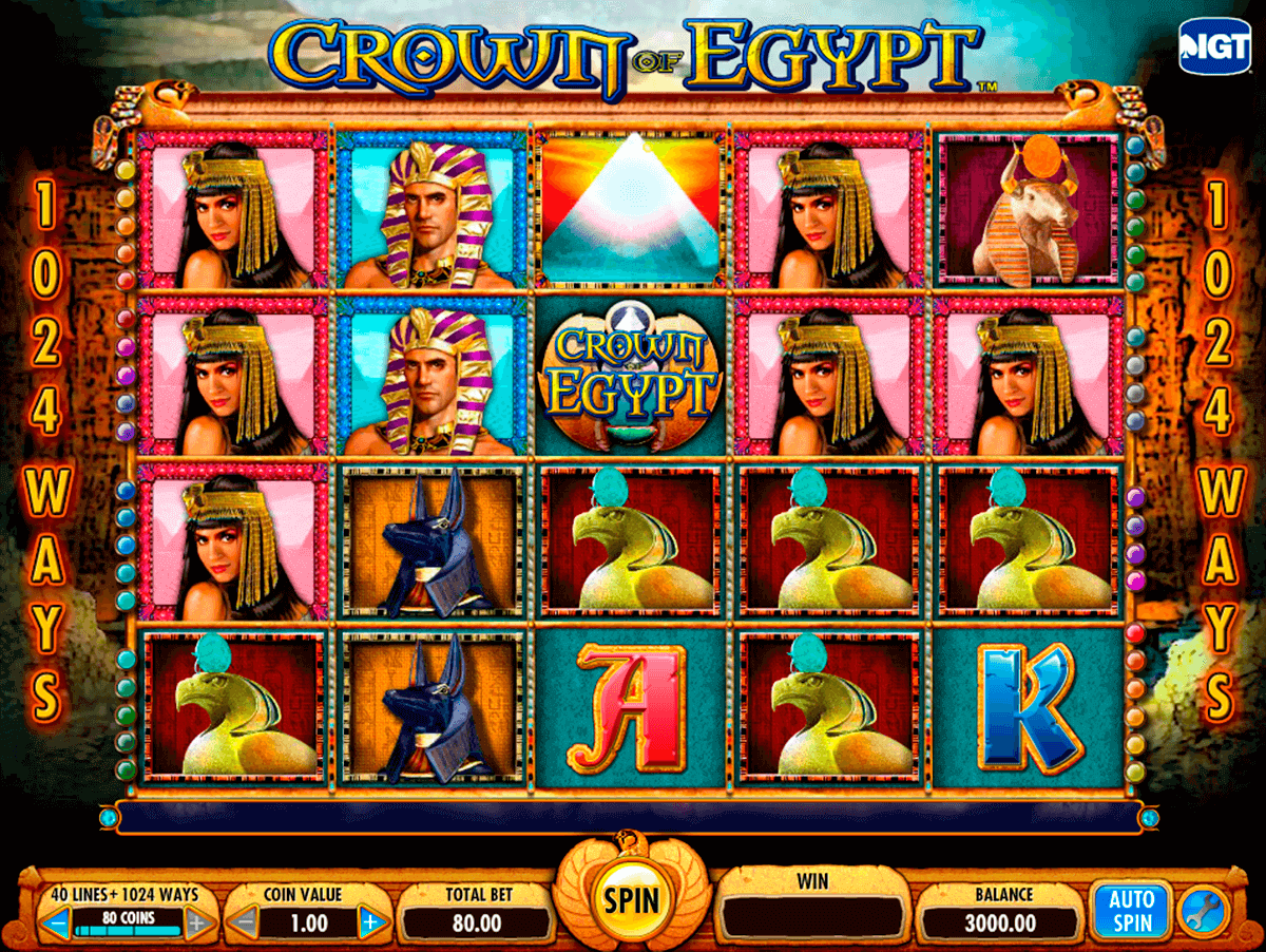 crown of egypt igt pokie 