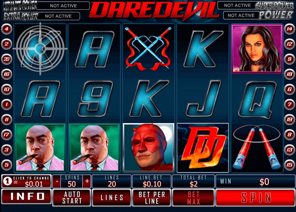 daredevil playtech pokie