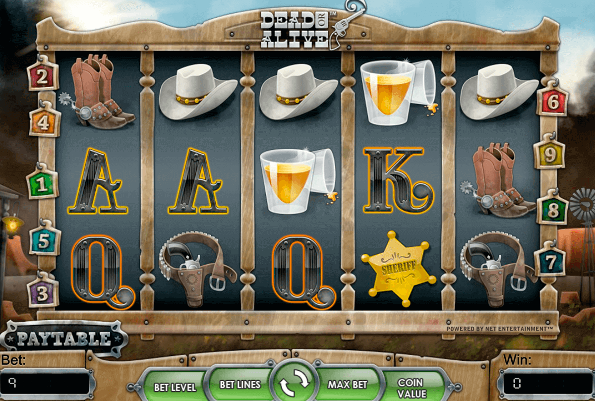 dead or alive netent pokie