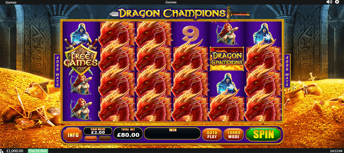 dragon champions playtech pokie 