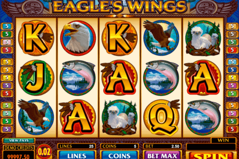 eagles wings microgaming pokie