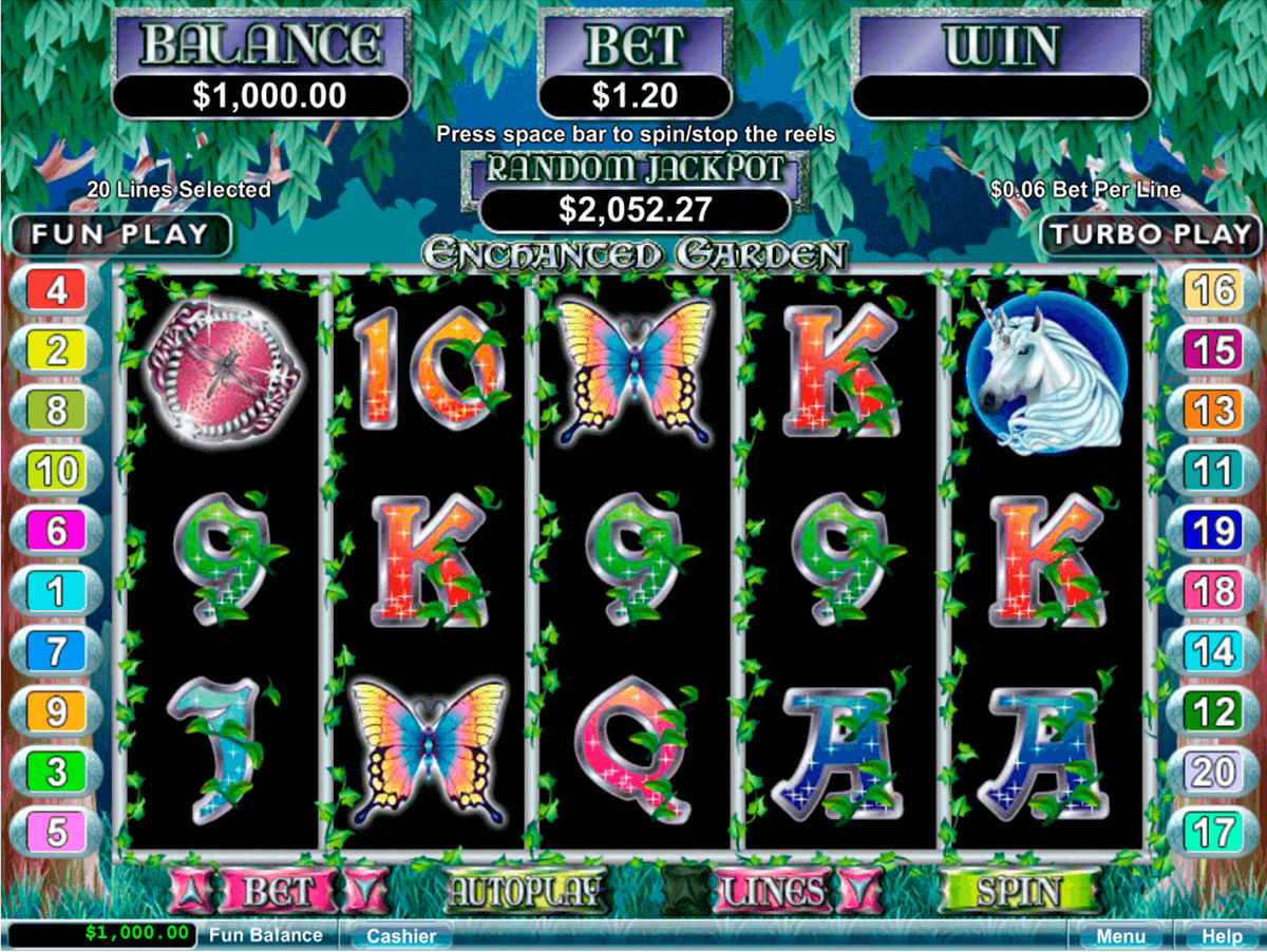 enchanted garden rtg pokie