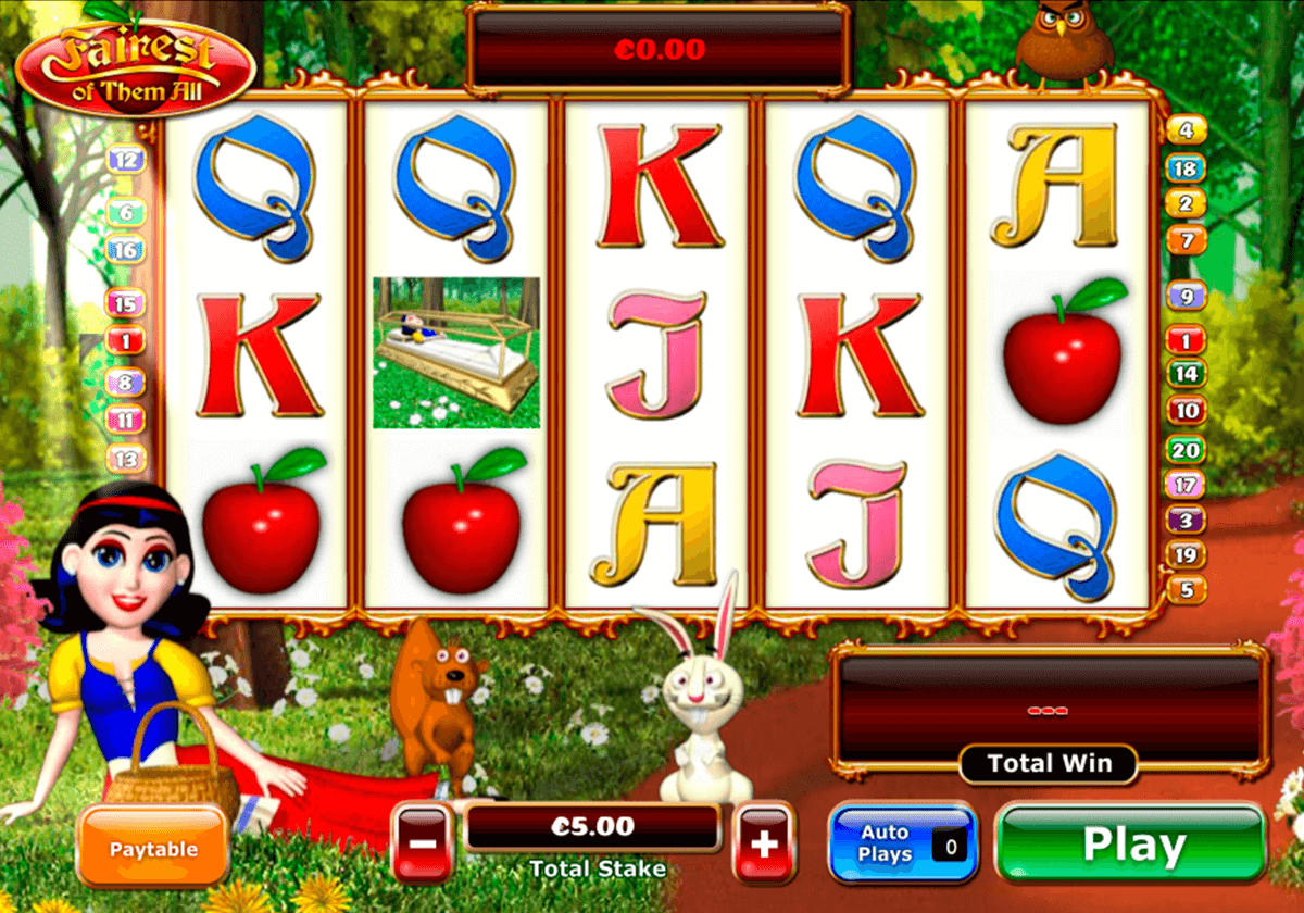 fairest of them all playtech pokie