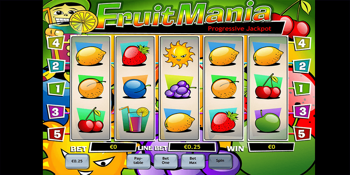 fruit mania playtech pokie 