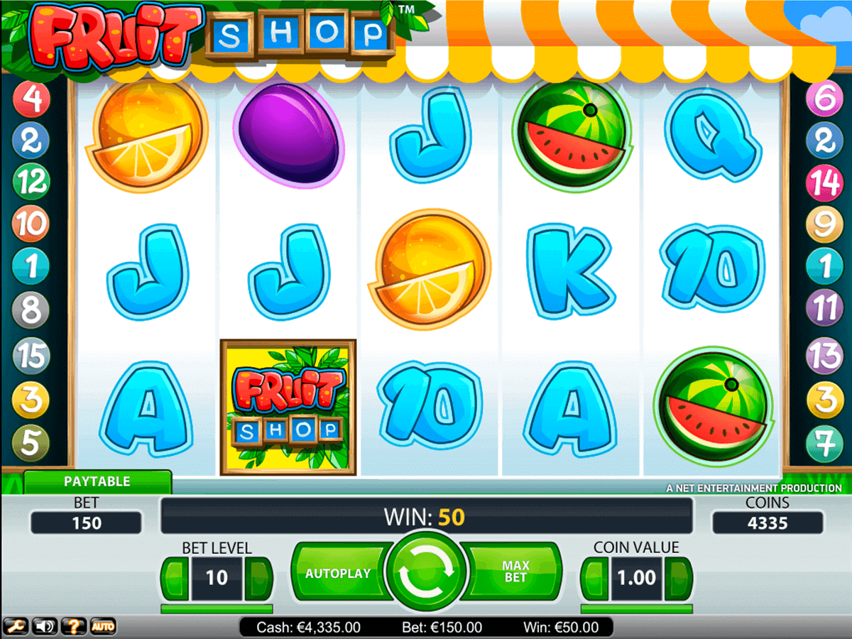 fruit shop netent pokie