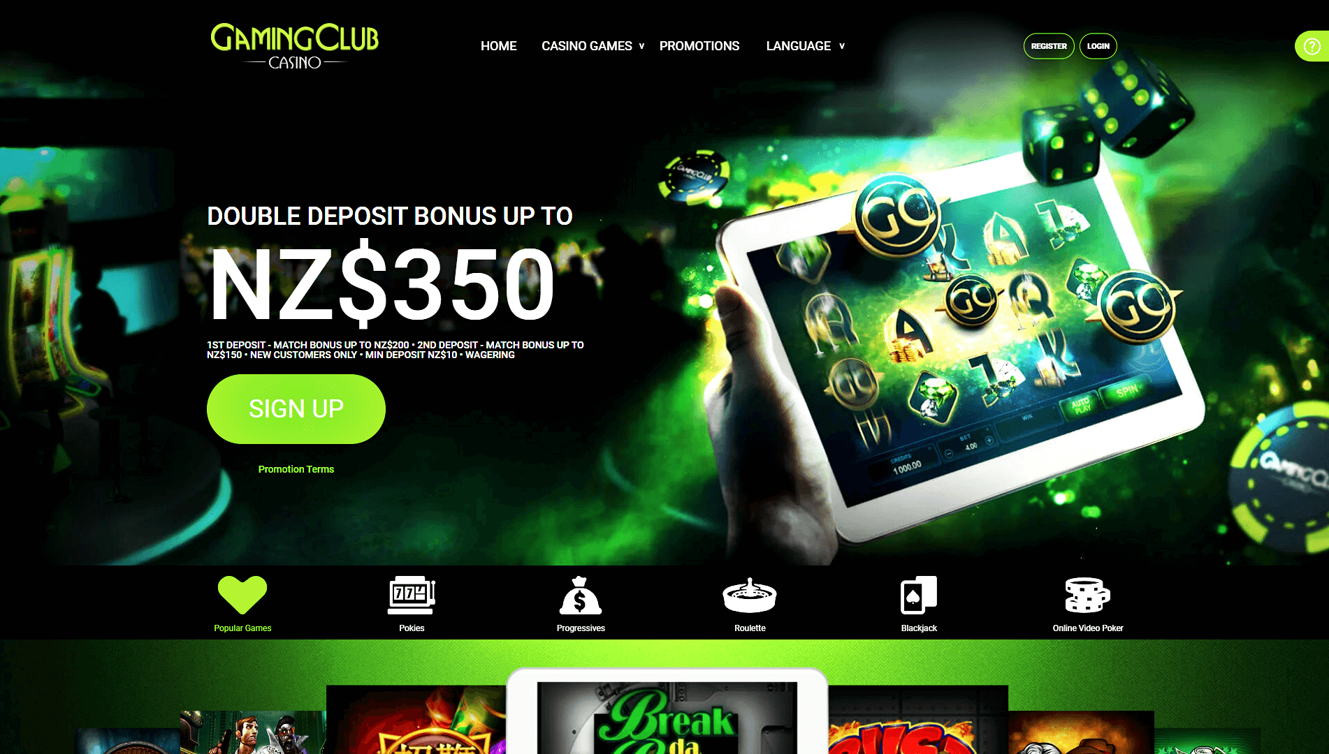 Gaming Club Online Casino NZ