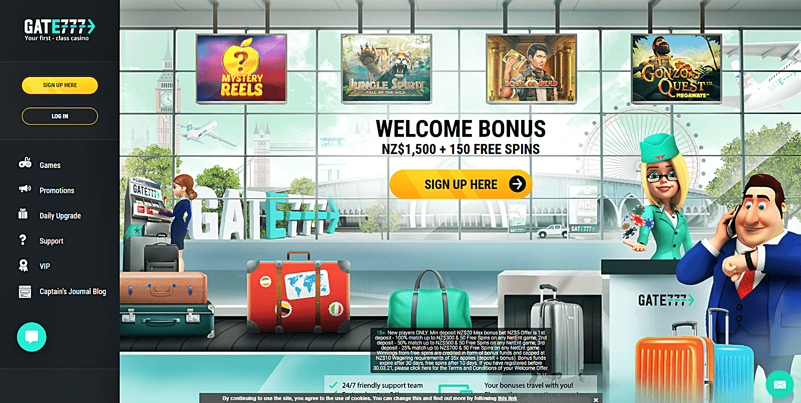 Gate777 Online Casino Site NZ