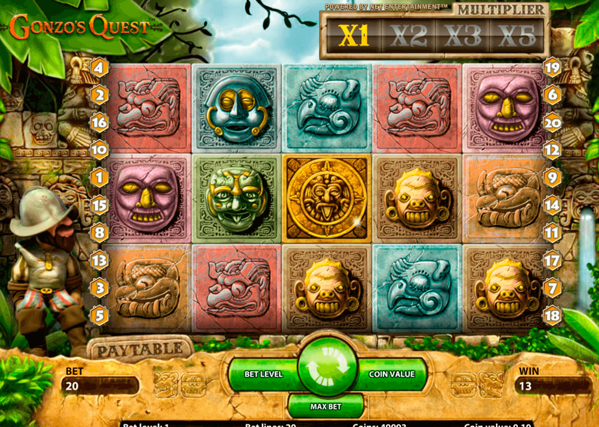 Gonzo's Quest Slot by NetEnt