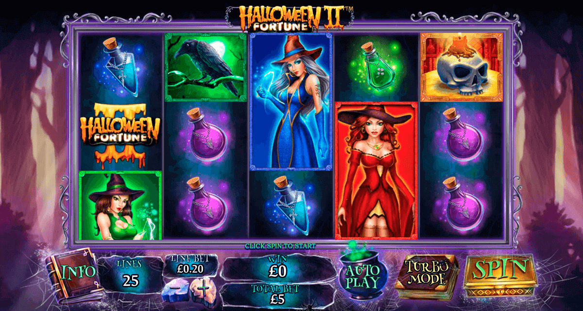 halloween fortune ii playtech pokie