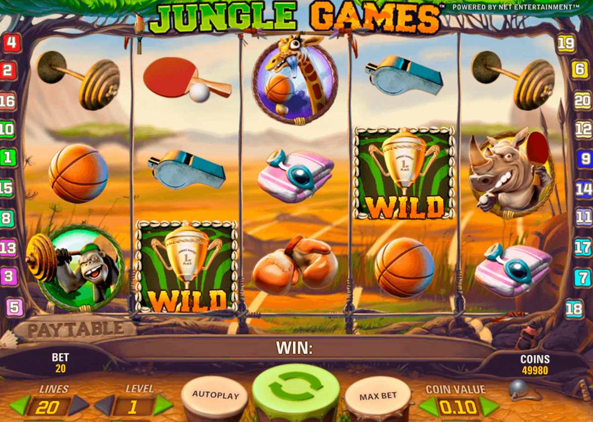jungle games netent pokie 