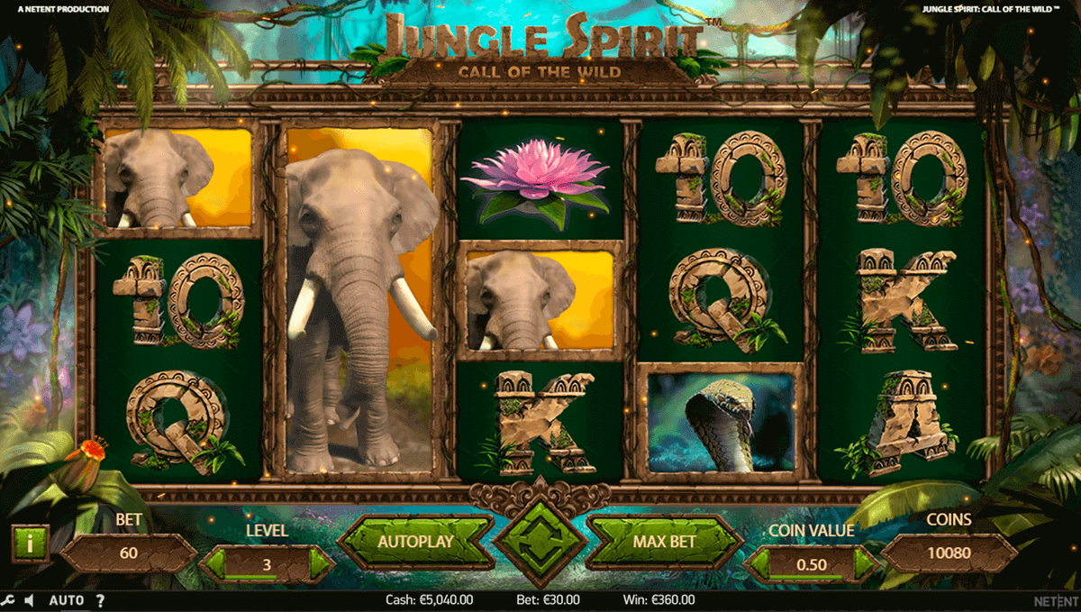 jungle spirit call of the wild netent pokie