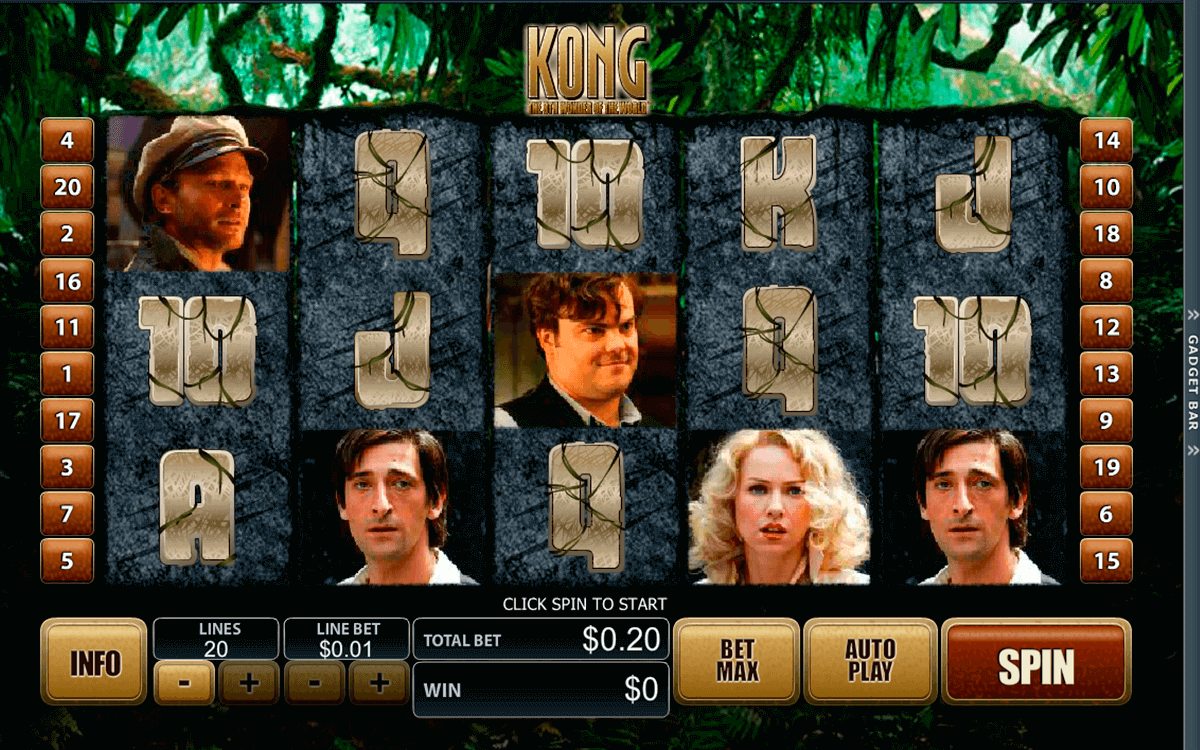 king kong playtech pokie
