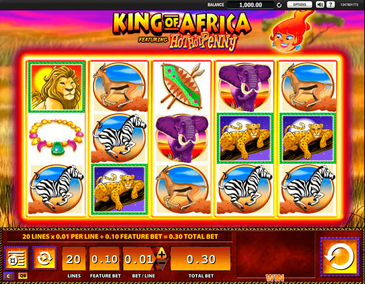 king of africa wms pokie 