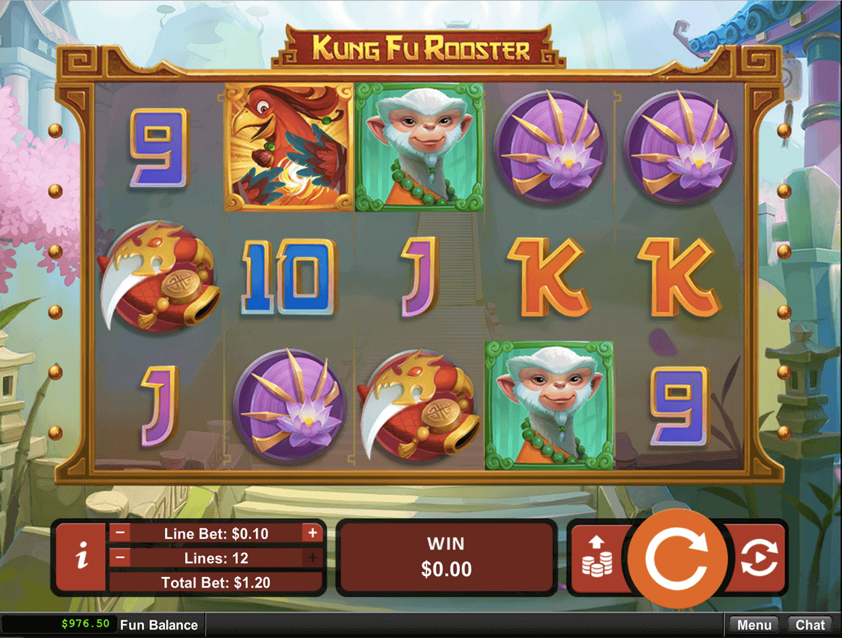 kung fu rooster rtg pokie