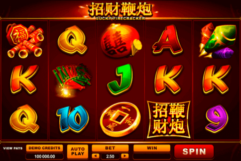 lucky firecracker microgaming pokie