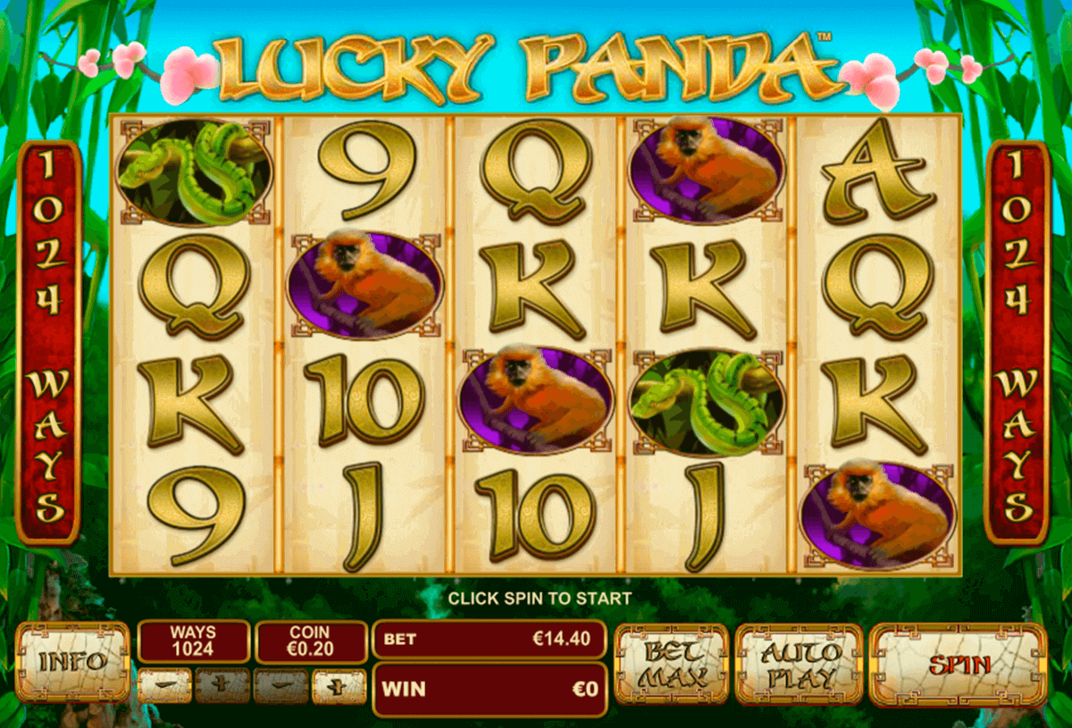 lucky panda playtech pokie