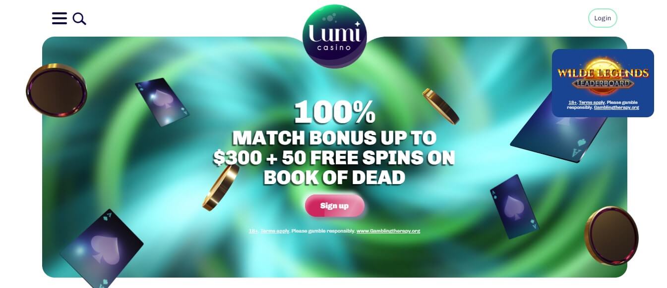 lumi casino welcome bonus