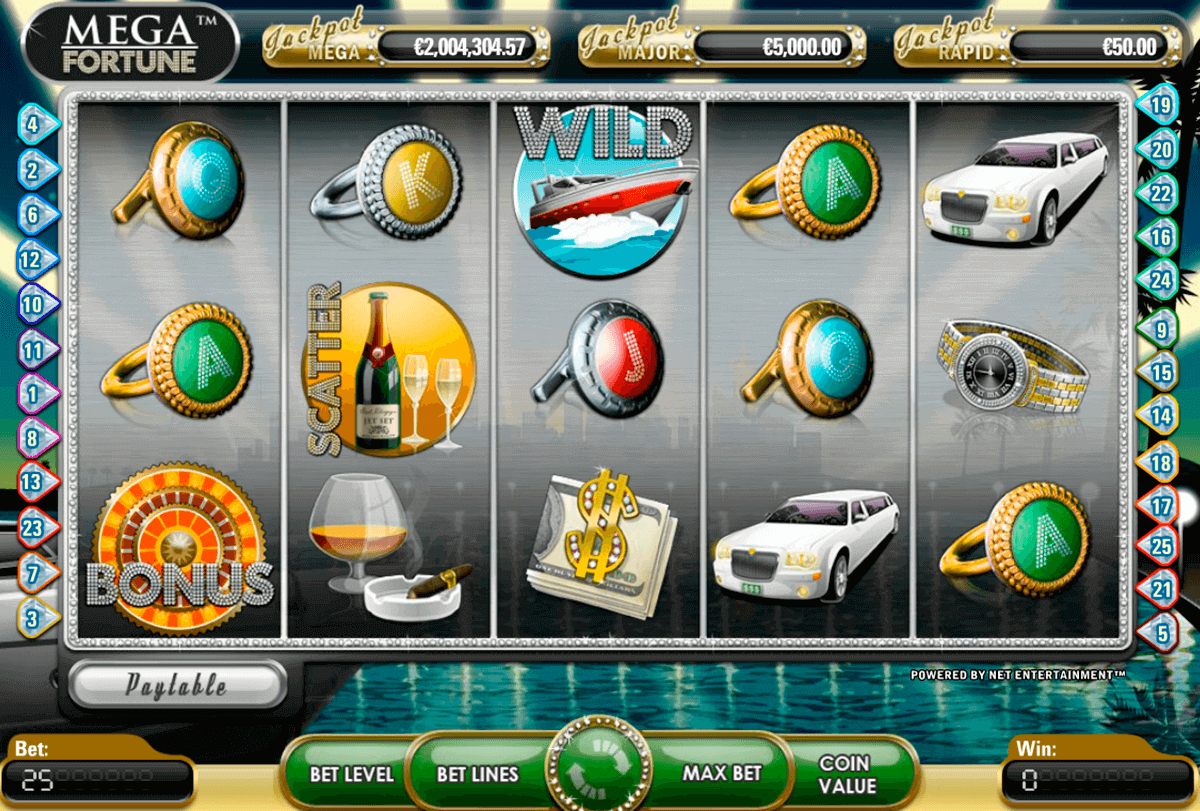mega fortune netent pokie