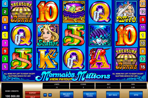 mermaids millions microgaming pokie