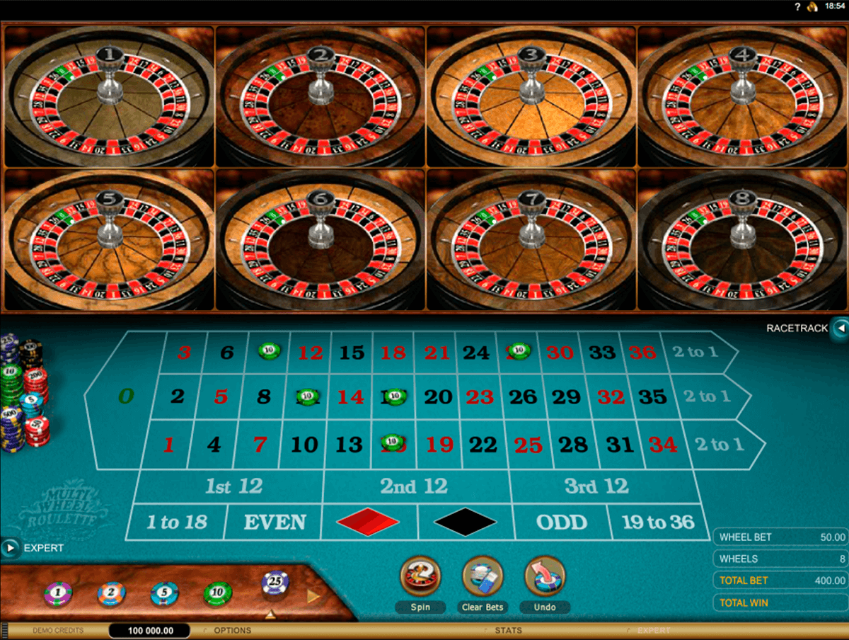 multiwheel european roulette gold series microgaming