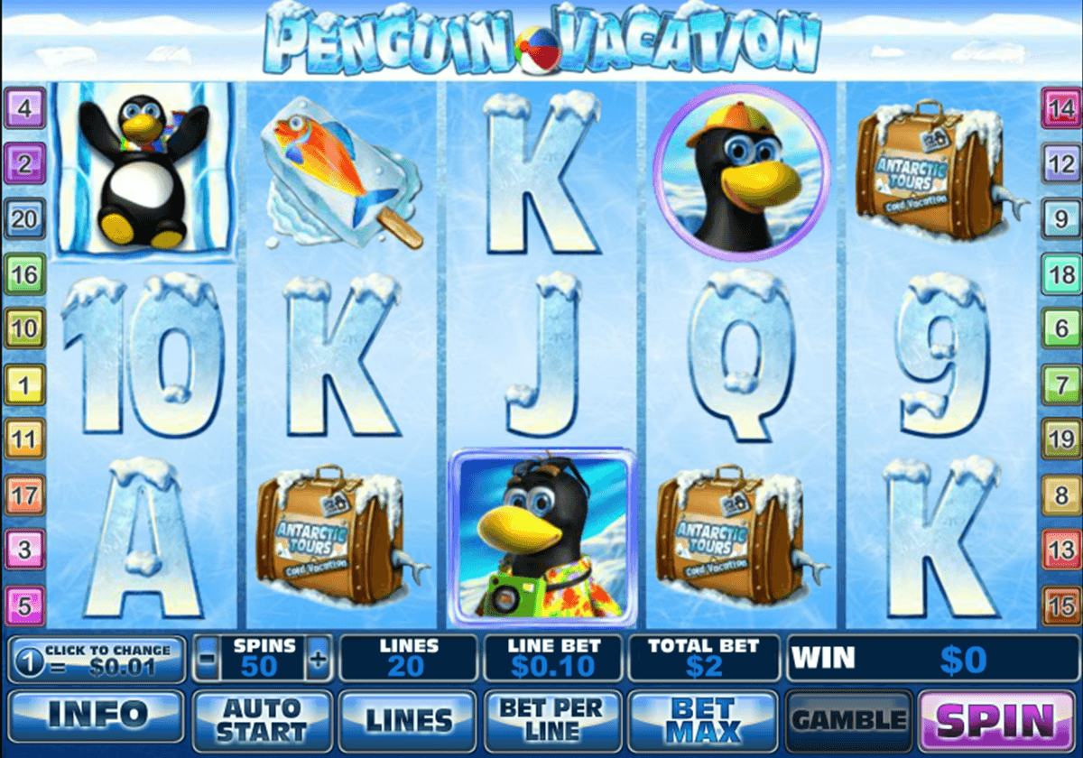 penguin vacation playtech pokie 