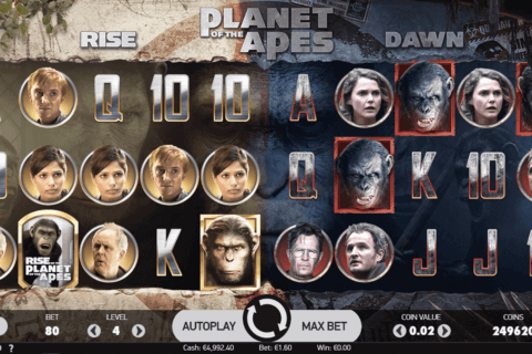 planet of the apes netent pokie