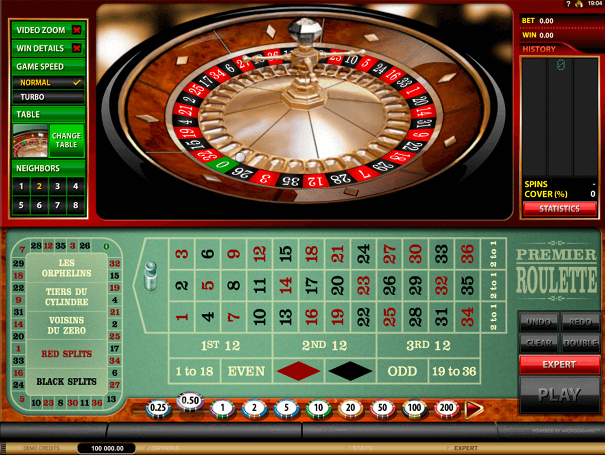 premier roulette microgaming