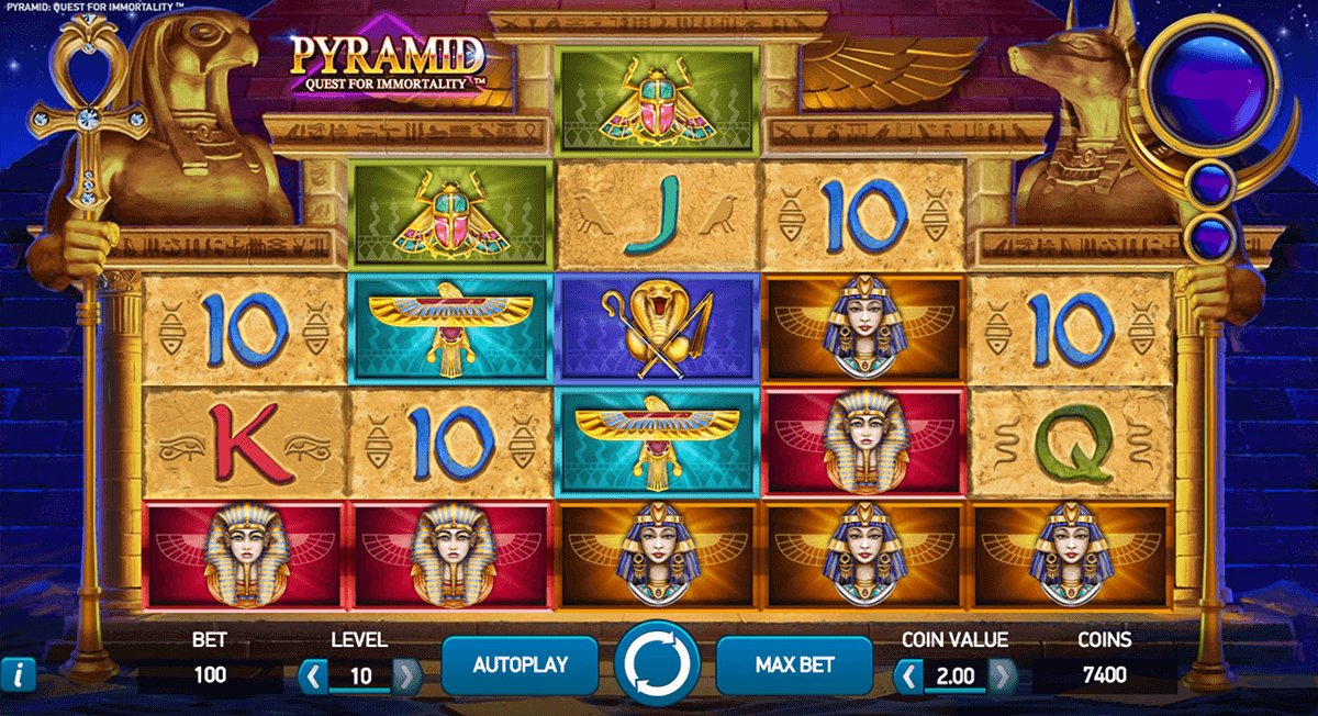 pyramid quest for immortality netent pokie 