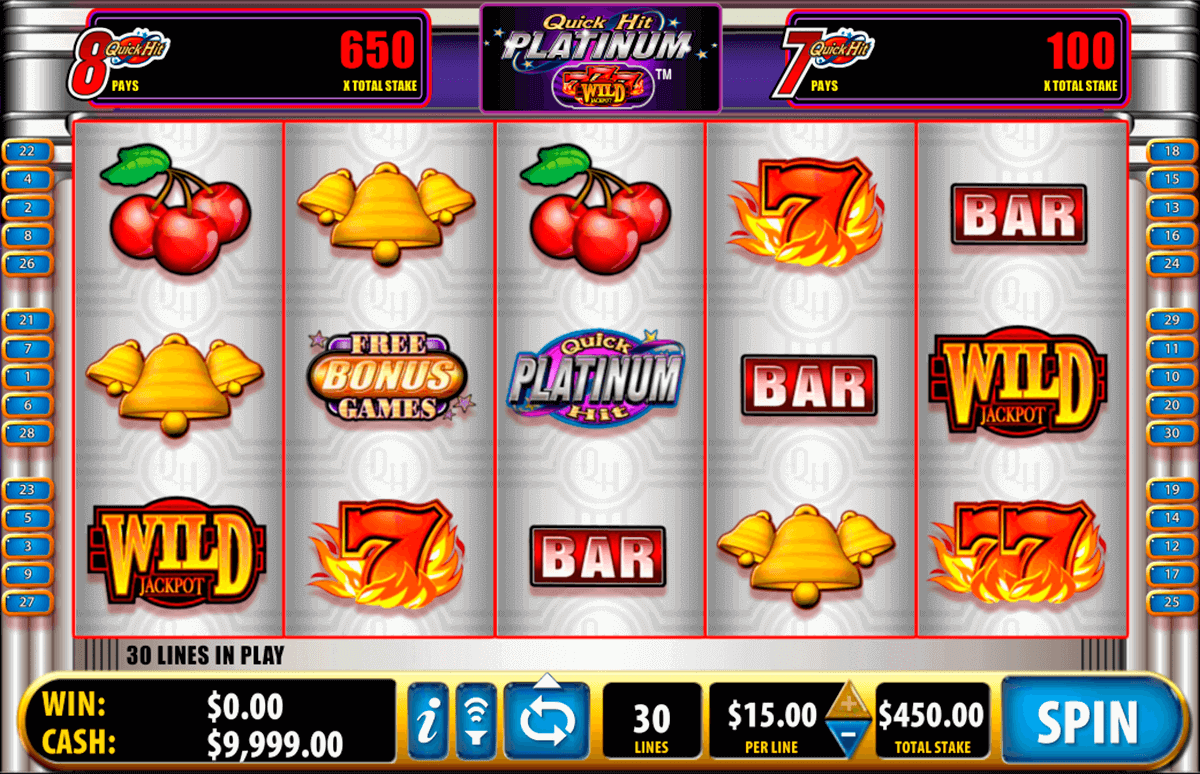 quick hit platinum bally pokie